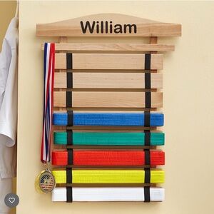 Personal Creations Martial Arts Belt Holder